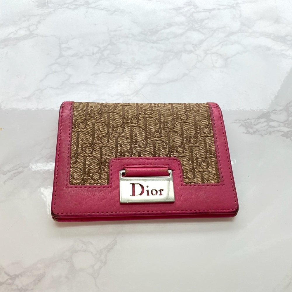 Dior Pink Trotter Wallet Authentic
